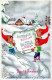 Feliz Año Navidad NIÑOS Vintage Tarjeta Postal CPSMPF #PKG479.ES - New Year