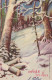Feliz Año Navidad Vintage Tarjeta Postal CPSMPF #PKG284.ES - New Year