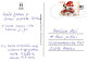 PAPÁ NOEL Feliz Año Navidad Vintage Tarjeta Postal CPSM #PBL432.ES - Santa Claus