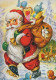 PAPÁ NOEL Feliz Año Navidad Vintage Tarjeta Postal CPSM #PBL042.ES - Santa Claus