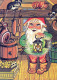 PAPÁ NOEL Feliz Año Navidad Vintage Tarjeta Postal CPSM #PBL245.ES - Santa Claus