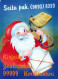 WEIHNACHTSMANN SANTA CLAUS Neujahr Weihnachten Vintage Ansichtskarte Postkarte CPSM #PAU543.DE - Santa Claus