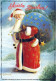 WEIHNACHTSMANN SANTA CLAUS WEIHNACHTSFERIEN Vintage Postkarte CPSM #PAK843.DE - Santa Claus