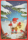 WEIHNACHTSMANN SANTA CLAUS WEIHNACHTSFERIEN Vintage Postkarte CPSM #PAK385.DE - Santa Claus