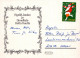 WEIHNACHTSMANN SANTA CLAUS WEIHNACHTSFERIEN Vintage Postkarte CPSM #PAJ874.DE - Santa Claus