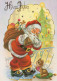 WEIHNACHTSMANN SANTA CLAUS WEIHNACHTSFERIEN Vintage Postkarte CPSM #PAJ600.DE - Santa Claus