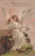 1910 ANGE NOËL Vintage Antique Carte Postale CPA #PAG695.FR - Angels
