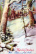 Bonne Année Noël Vintage Carte Postale CPSMPF #PKG285.FR - New Year