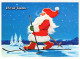 PÈRE NOËL Bonne Année Noël Vintage Carte Postale CPSMPF #PKG347.FR - Santa Claus