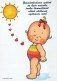 ENFANTS HUMOUR Vintage Carte Postale CPSM #PBV345.FR - Cartes Humoristiques