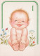 JOYEUX ANNIVERSAIRE 1 Ans FILLE ENFANTS Vintage Carte Postale CPSM Unposted #PBU111.FR - Verjaardag