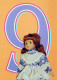 JOYEUX ANNIVERSAIRE 9 Ans FILLE ENFANTS Vintage Postal CPSM #PBT869.FR - Verjaardag