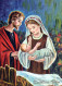 Vierge Marie Madone Bébé JÉSUS Noël Religion Vintage Carte Postale CPSM #PBP742.FR - Vergine Maria E Madonne