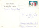 Bonne Année Noël BOUGIE Vintage Carte Postale CPSM #PBO040.FR - New Year