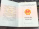 VIET NAMESE-OLD-ID PASSPORT VIET NAM-PASSPORT Is Still Good-name-le Duy-2012-1pcs Book - Sammlungen