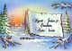 Bonne Année Noël Vintage Carte Postale CPSM #PBM604.FR - New Year