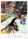 Bonne Année Noël ENFANTS Vintage Carte Postale CPSM #PBM345.FR - New Year