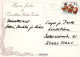 PÈRE NOËL Bonne Année Noël Vintage Carte Postale CPSM #PBL435.FR - Santa Claus