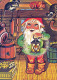PÈRE NOËL Bonne Année Noël Vintage Carte Postale CPSM #PBL246.FR - Santa Claus