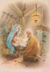Vierge Marie Madone Bébé JÉSUS Noël Religion Vintage Carte Postale CPSM #PBB838.FR - Maagd Maria En Madonnas