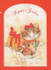 GATTO KITTY Animale Vintage Cartolina CPSM #PAM622.IT - Chats