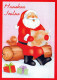 BABBO NATALE Natale Vintage Cartolina CPSM #PAK650.IT - Kerstman