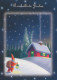 BABBO NATALE Natale Vintage Cartolina CPSM #PAK386.IT - Kerstman
