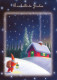 BABBO NATALE Natale Vintage Cartolina CPSM #PAK386.IT - Kerstman