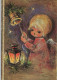 ANGELO Buon Anno Natale Vintage Cartolina CPSM #PAJ338.IT - Angeli