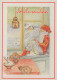 BABBO NATALE Natale Vintage Cartolina CPSM #PAK162.IT - Kerstman