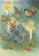 ANGELO Buon Anno Natale Vintage Cartolina CPSM #PAH198.IT - Angels