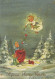 ANGELO Buon Anno Natale Vintage Cartolina CPSM #PAH134.IT - Engel