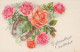 FLOWERS Vintage Ansichtskarte Postkarte CPA #PKE501.DE - Fleurs