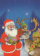 WEIHNACHTSMANN SANTA CLAUS Neujahr Weihnachten Vintage Ansichtskarte Postkarte CPSM #PBL309.DE - Kerstman