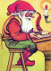 WEIHNACHTSMANN SANTA CLAUS Neujahr Weihnachten Vintage Ansichtskarte Postkarte CPSM #PBL247.DE - Kerstman
