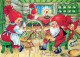 Neujahr Weihnachten GNOME Vintage Ansichtskarte Postkarte CPSM #PBA921.DE - New Year