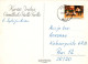 Neujahr Weihnachten KERZE Vintage Ansichtskarte Postkarte CPSM #PBA358.DE - New Year