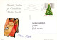 Neujahr Weihnachten SCHNEEMANN Vintage Ansichtskarte Postkarte CPSM #PAZ797.DE - New Year