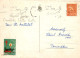 Neujahr Weihnachten KERZE Vintage Ansichtskarte Postkarte CPSM #PAZ600.DE - New Year