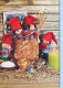 Neujahr Weihnachten GNOME Vintage Ansichtskarte Postkarte CPSM #PAY506.DE - New Year