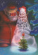 BABBO NATALE Buon Anno Natale Vintage Cartolina CPSM URSS #PAU343.IT - Santa Claus