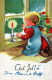 Buon Anno Natale BAMBINO Vintage Cartolina CPSMPF #PKD421.IT - New Year