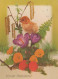 PASQUA POLLO UOVO Vintage Cartolina CPSM #PBP176.IT - Easter