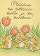 PASQUA CONIGLIO Vintage Cartolina CPSM #PBO549.IT - Easter