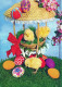 PASQUA POLLO UOVO Vintage Cartolina CPSM #PBO612.IT - Easter