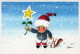 Buon Anno Natale BAMBINO Vintage Cartolina CPSM #PBM280.IT - New Year