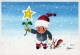 Buon Anno Natale GNOME Vintage Cartolina CPSM #PBM065.IT - New Year