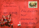 BABBO NATALE Buon Anno Natale Vintage Cartolina CPSM #PBL113.IT - Santa Claus