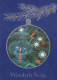 Buon Anno Natale CANDELA Vintage Cartolina CPSM #PBA799.IT - New Year