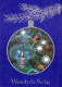 Buon Anno Natale CANDELA Vintage Cartolina CPSM #PBA799.IT - New Year